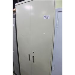 METAL 2 DRAWER STORAGE CABINET