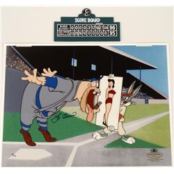 Original Signed Yogi Berra Cel Animation Art Bugs Bunny
