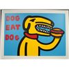Image 1 : MARCO Pop Art DOG EAT DOG BLUE Print Wild and Wacky