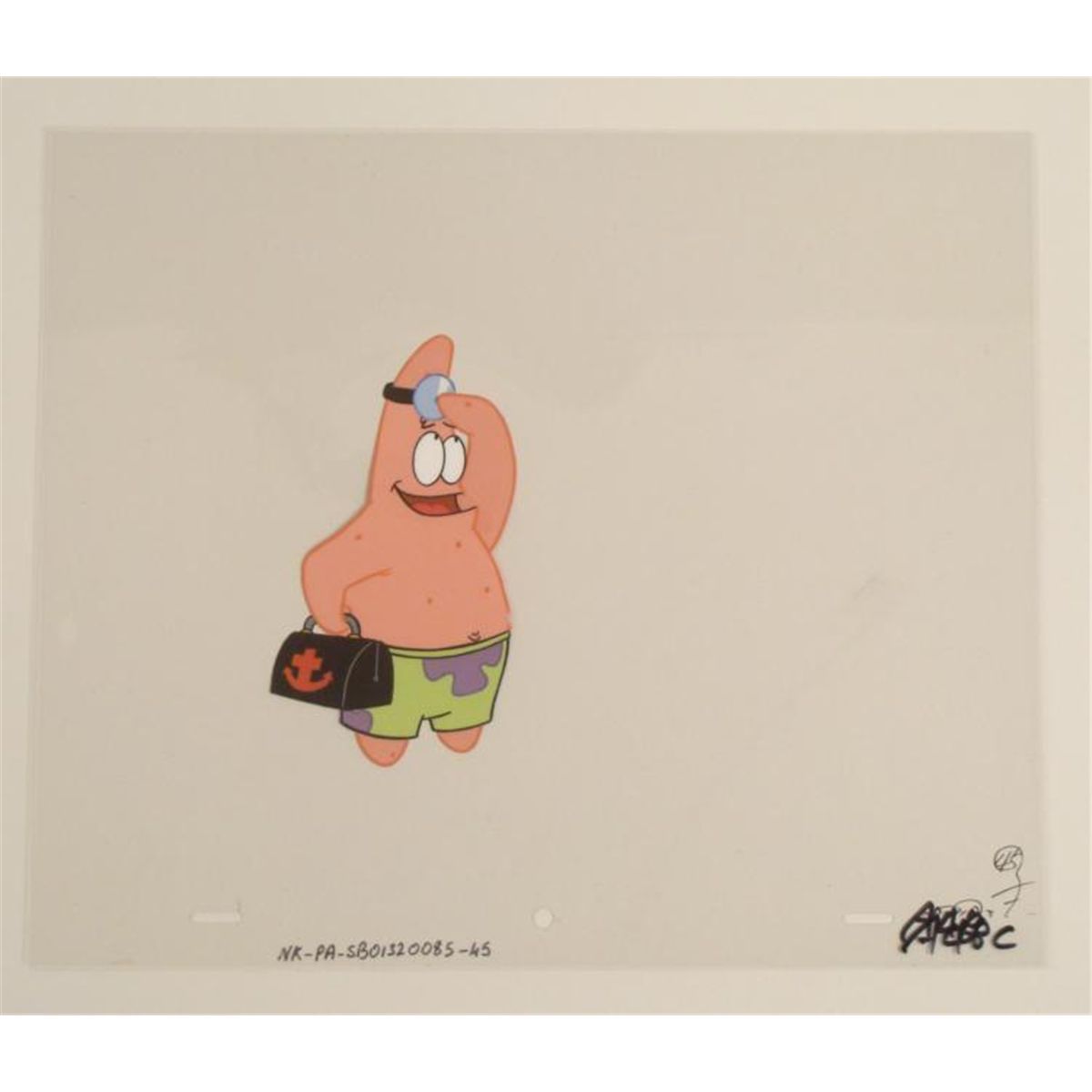 Original Doctor Patrick Animation Art Cel SpongeBob