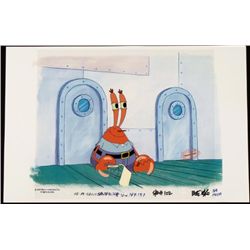 Original I Love My Job Cel Animation Spongebob Art