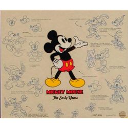 Mickey Mouse Talking Disney Lumicel Animation Cel Art