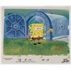 Image 1 : Original Production Cel Cluessless Background Spongebob
