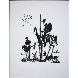 After Picasso DON QUIXOTE Stark Dramatic LE Art Print