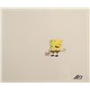 Image 1 : Pointing At Himself Original SpongeBob Art Cel Flowers