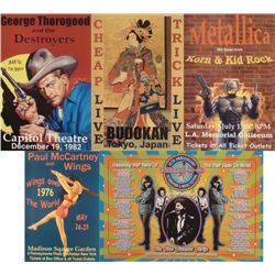 5 Concert Posters Cheap Trick Thorogood McCartney