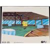 Image 1 : Original Cel SpongeBob & Repro Background Krusty Krab