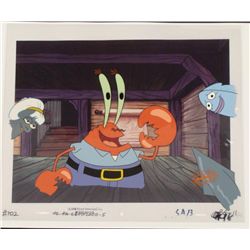 Cel Mixed Feelings Original Animation Spongebob Art