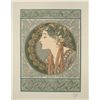 Image 1 : Alphonse Mucha : Laurier, 1901 Art Nouveau Print