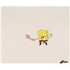 Image 1 : Slapping Flowers SpongeBob Original Animation Art Cel