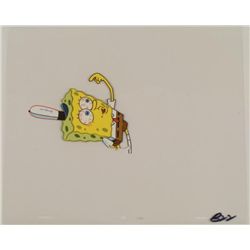 Original Animation Blood Shot Eyes SpongeBob Cel Art