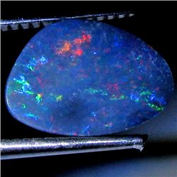 2.02ct Australian Black Opal Doublet Full Fire (GEM-30030)