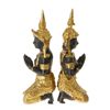 Image 4 : Male & Female Bronze Gilded Temple Guards (CLB-200)