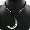 Image 2 : Tibet Shell Agate Bead Nickel Necklace (JEW-3259)