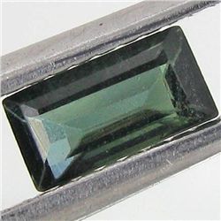 0.45ct Blue Green Tourmaline Baugette (GEM-40795)