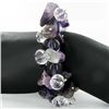 Image 2 : 350twc Natural Amethyst Crystal Bracelet (JEW-3457)