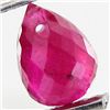 Image 1 : 0.8ct Red Ruby Briolette (GMR-1106B)