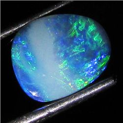 1.33ct Australian Black Opal Doublet Full Fire (GEM-36112)