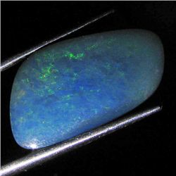 5ct Australian Black Opal Doublet Full Fire (GEM-36298)