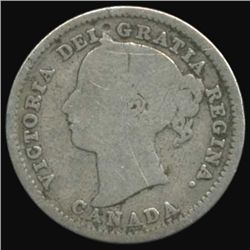 1886 Canada 10 Cent Better Grade RARE Variety (COI-7104)