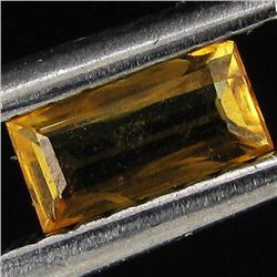 0.4ct Orange Yellow Songea Sapphire Baguette (GEM-29470I)