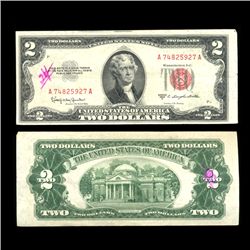 1953C $2 US Note Nice Condition SCARCE (COI-4712)