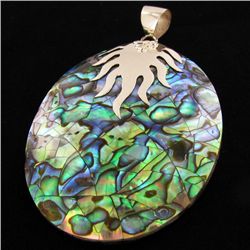 75twc Mother of Pearl Sterling Pendant (JEW-3437)