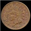 Image 1 : 1873 Indian Cent Better Circulated Open 3 (COI-7476)