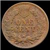 Image 2 : 1873 Indian Cent Better Circulated Open 3 (COI-7476)