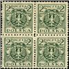 Image 1 : 1920 Poland 2m Eagle 4 Block Variety (STM-0454)