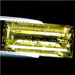 8.33ct  Emerald Cut Yellow Green Tourmaline (GEM-35242)