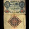 Image 1 : 1910 Germany 20 Mark Note Hi Grade (COI-3896)