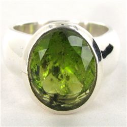 65.84twc Peridot Sterling Ring (JEW-2824)