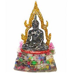 400ct. Buddha Statue Fancy Sapphire~Topaz (GEM-3033)