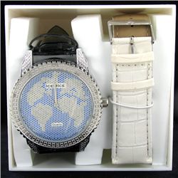 New Ice Time Mens Diamond Bezel Watch (WAT-341)