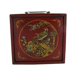 Chinese Majhong Set in Leather Covered Case (CLB-414)