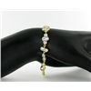 Image 3 : 31twc Lab Diamond 22k Gold Vermeil Bracelet (JEW-2346)