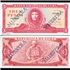 Image 1 : 1983 Cuba 3 Peso Specimen Note Crisp Unc. (CUR-06370A)