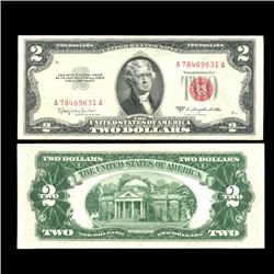 1953C $2 US Note Crisp Circulated SCARCE (COI-4715)