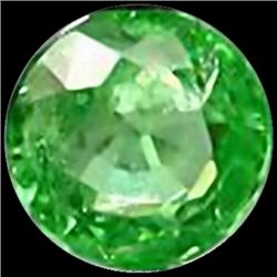 2Mm Vvs Round Cut Top Aaa Green Garnet Tanzania (GMR-0290)