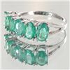 Image 2 : 9.15twc Colombian Emerald 10k Gold Ring (JEW-2901)