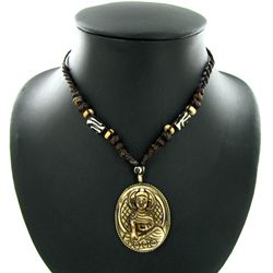 Tibet Bone Nickel Pendant Choker Necklace (ANT-1320)