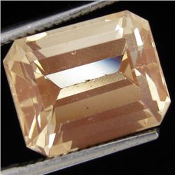 8.00ct Clear Champagne Oregon Sunstone Octagon (GEM-31045)