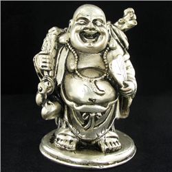 Chinese Nickel Plated Buddha Temple Piece (CLB-882)