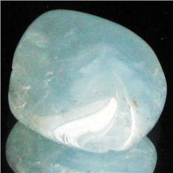 15.95ct Strong Blue Freeform Aquamarine Cabochon (GEM-33762)