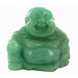 1025ct Chinese Green Jade Buddha (ANT-1008)