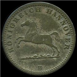 1858 Germany Hannover 1g VF/XF (COI-9765)