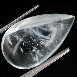 6.86ct Sky Blue Aquamarine Cabochon Pear (GEM-38953)