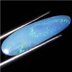 3.09ct Australian Black Opal Doublet Full Fire (GEM-36041)