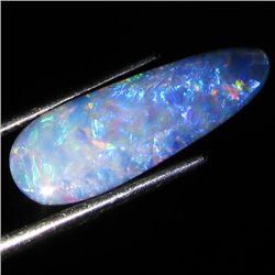 2.8ct Australian Black Opal Doublet Full Fire (GEM-36231)